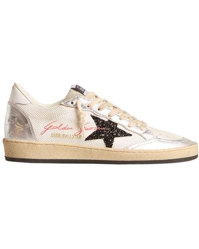 Golden Goose Ball-Star Trainers - White