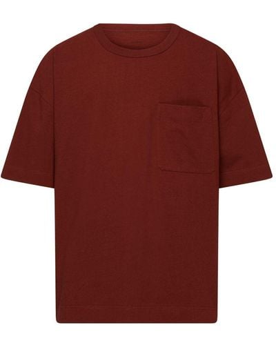 Lemaire Boxy T-Shirt - Red