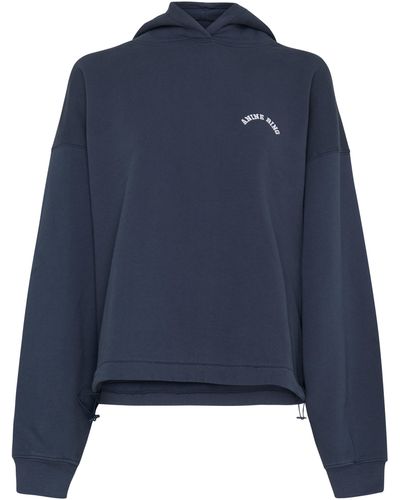 Anine Bing Sweatshirt à capuche Lucy - Bleu