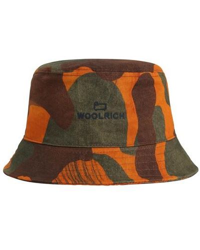 Woolrich Camou Bucket Hat - Multicolour