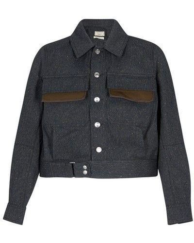 Maison Kitsuné Men's Fleece Jacket Black