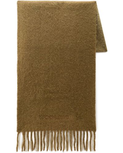 Woolrich Écharpe teinte en laine d'alpaga mélangée avec effet dégradé - Vert