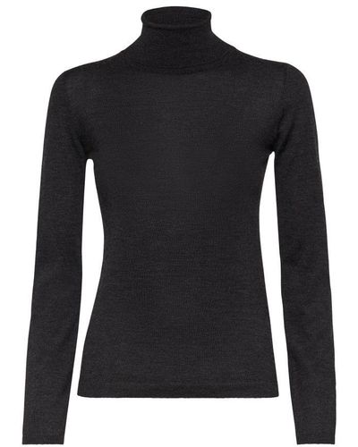 Brunello Cucinelli Cashmere And Silk Jumper - Black