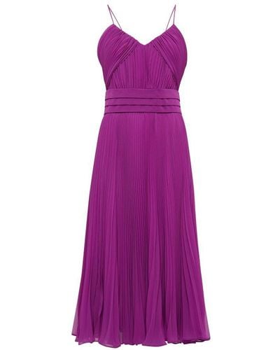 Max Mara Clarino Midi Dress - Purple