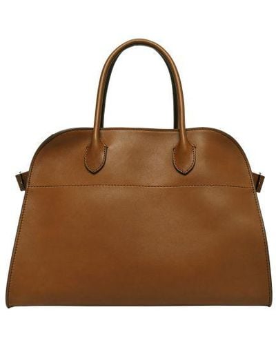 The Row Soft Margaux 12 Bag - Brown