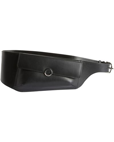 Claudie Pierlot Gürteltasche aus schwarzem Leder