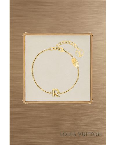Louis Vuitton Bracelet LV & Me, lettre R - Métallisé