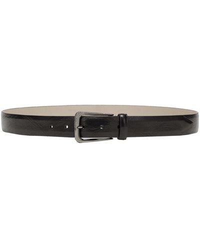 Brunello Cucinelli Leather Belt - Black