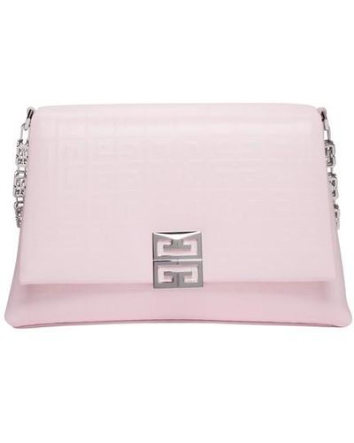 Givenchy Medium 4g Soft Bag In 4g Leather - Pink