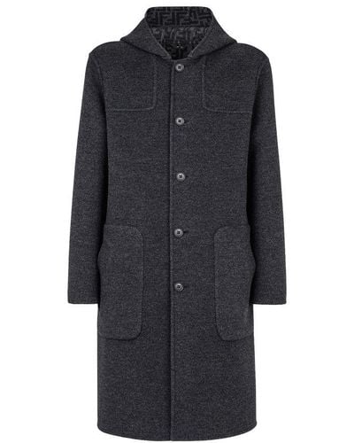 Fendi Wool Coat - Blue