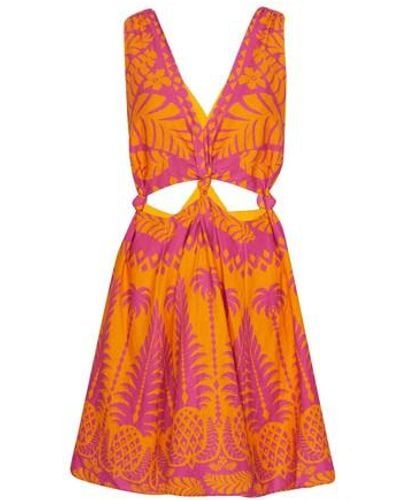 FARM Rio Pineapple Love Mini Dress - Orange