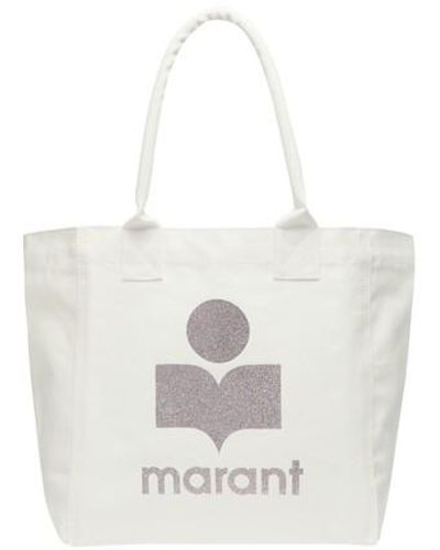 Isabel Marant Petit sac cabas Yenky - Blanc