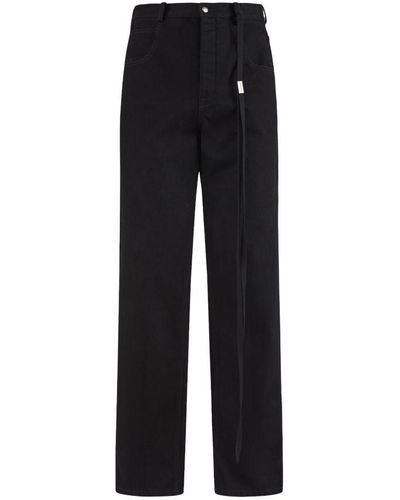 Ann Demeulemeester Ronald 5-Pockets Comfort Trousers - Black