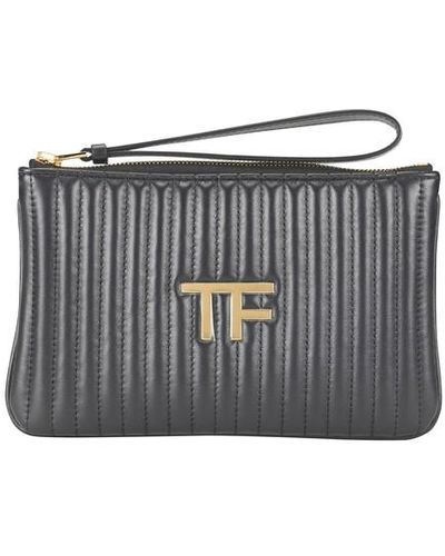 Tom Ford Pouch Tf - Black