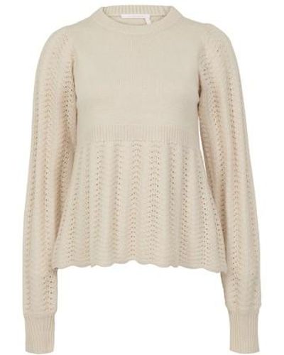 See By Chloé Knit Sweater - Natural