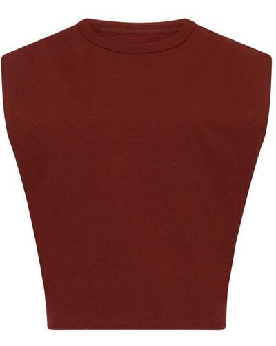 Lemaire Sleeveless T-shirt - Red