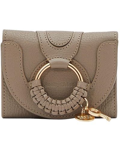 See By Chloé Hana Compact Wallet - Brown