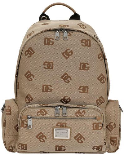 Dolce & Gabbana Cordura Backpack - Brown