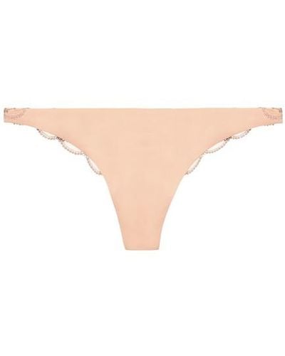 La Perla Thong In Recycled Lycra - Natural