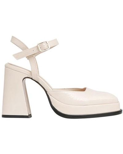 Souliers Martinez Malasana Platform Court Shoes - White