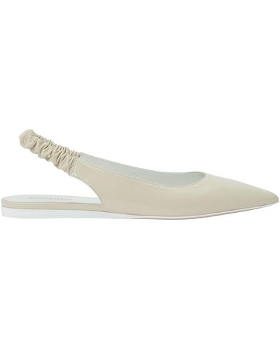 Bottega Veneta Slingback Ballet Flats - White