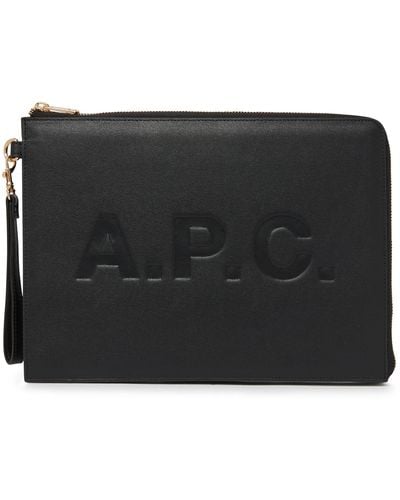 A.P.C. Porte tablette Market - Noir