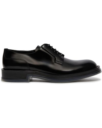 Alexander McQueen Derby-Schuhe aus Leder - Schwarz