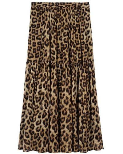 Ba&sh Fley Leopard Skirt - Multicolour