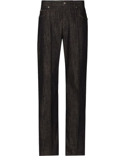 Dolce & Gabbana Oversized Denim-Jeans - Schwarz