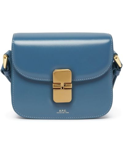 A.P.C. Mini Tasche Grace - Blau