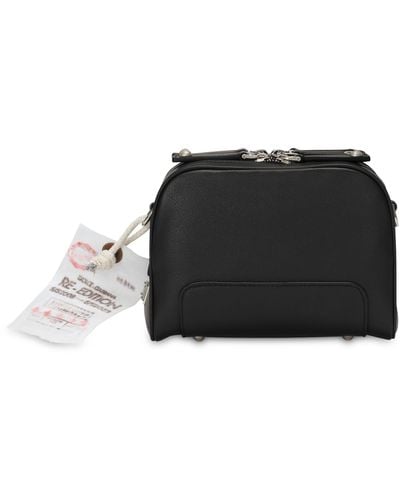 Dolce & Gabbana Trousse de toilette en cuir de veau - Noir