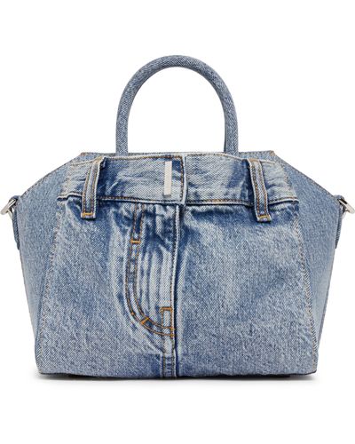 Givenchy Mini sac Antigona Lock Boyfriend - Bleu