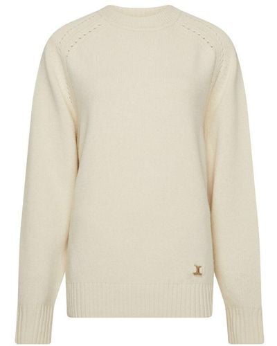 Chloé Round-neck Sweater - White