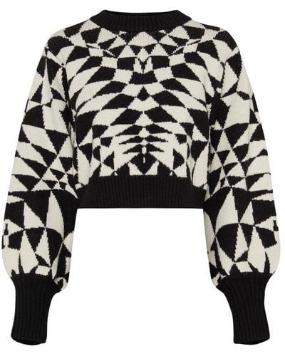 FARM Rio Round-neck Sweater - Black