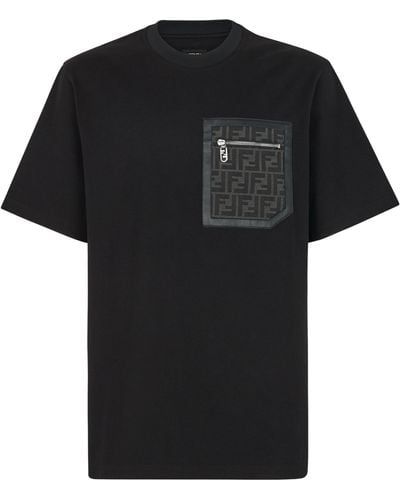 Fendi Tops > t-shirts - Noir