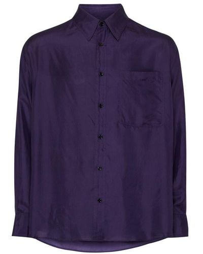 Lemaire Loose Shirt - Purple