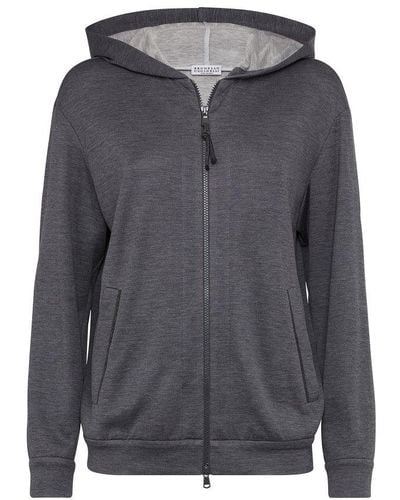 Brunello Cucinelli Interlock Sweatshirt - Gray