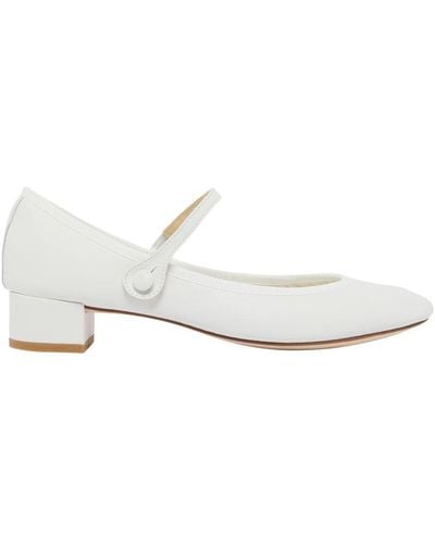 Repetto Rose Mary Jane Shoes - White