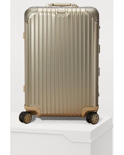 RIMOWA Topas Titanium Multiwheel Electronic Tag Luggage - 67l - Multicolor