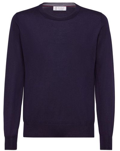 Brunello Cucinelli Lightweight Sweater - Blue