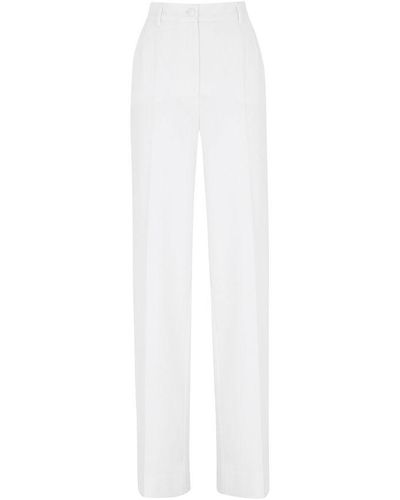 Dolce & Gabbana Wool Pants - White