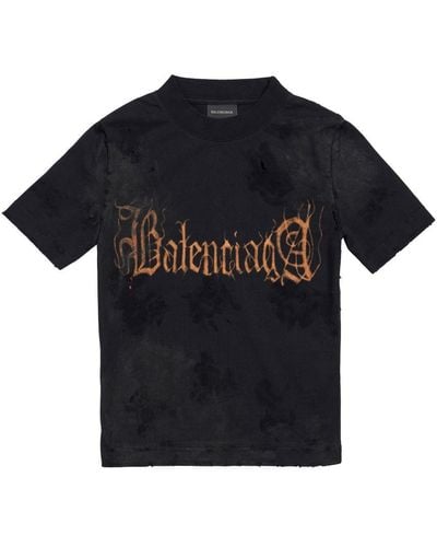 Balenciaga Heavy Metal Tight T-shirt Small Fit - Black