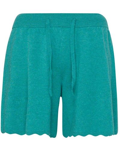 Lisa Yang Georgia Cashmere Shorts - Blue
