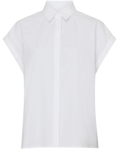 Matteau Lässiges ärmelloses Hemd - Weiß