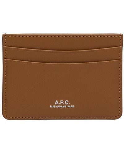 A.P.C. Andre Cardholder - Brown