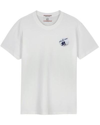 Maison Labiche "over Moon" Popincourt T-shirt - White