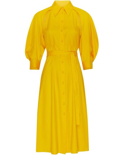 Chloé Langes Kleid - Gelb