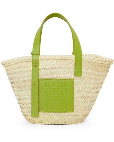 Loewe Tasche Basket - Grün
