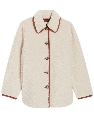 Claudie Pierlot Shearling Style Coat - Brown