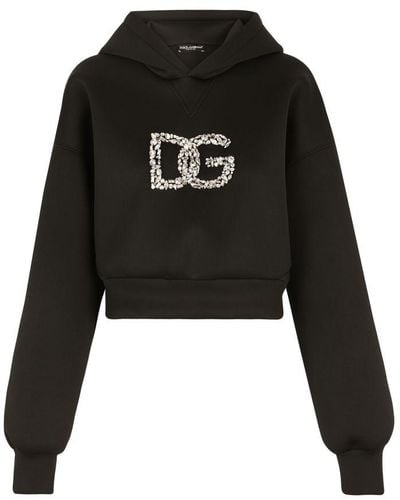 Dolce & Gabbana Technical Jersey Hoodie - Black